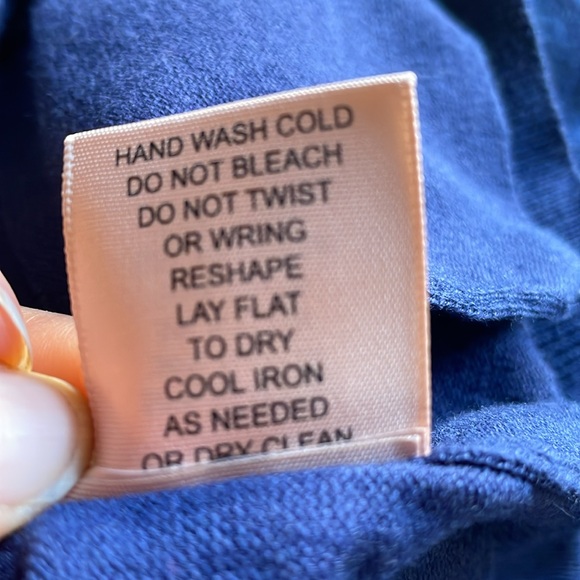 Philosophy women’s Navy Cardigan Size Small - Picture 7 of 7